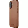 Mujjo Full Leather Case MagSafe etui do iPhone 17 Brązowy