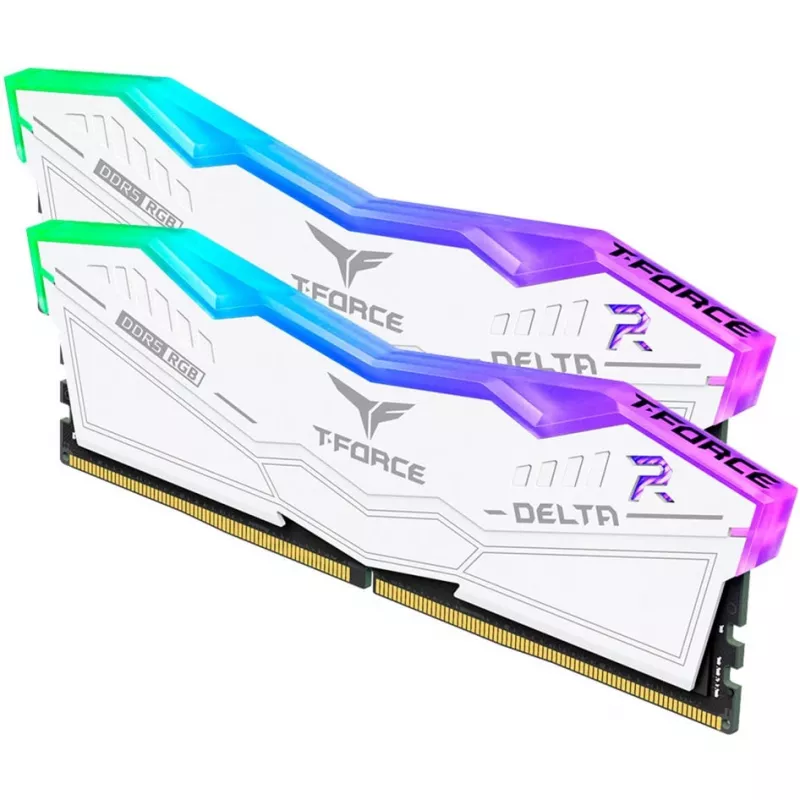 DIMM 32 GB DDR5-6000 (2x 16 GB) Dual-Kit, Memory Biały, FF4D532G6000HC30DC01, Delta RGB, INTEL XMP