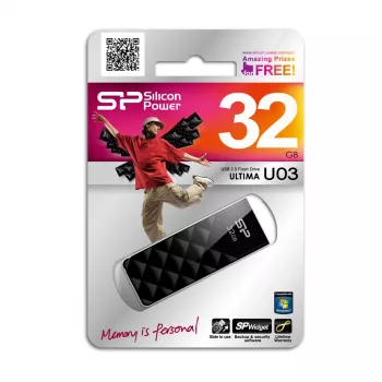 Pendrive Silicon Power Ultima U03 32 GB USB Type-A 2.0 Czarny
