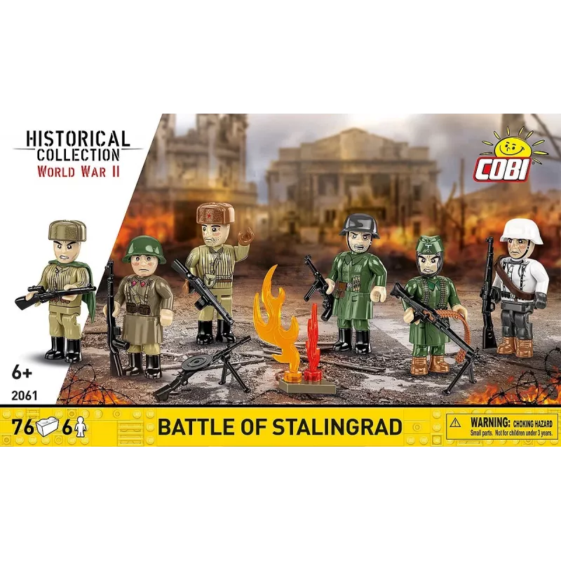 Cobi Klocki konstrukcyjne Bitwa o Stalingrad zestaw modelarski — 76 elementów, historyczna diorama