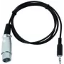 Adapter DMX EUROLITE 51916210, złącze TRS 3,5 mm na XLR, kabel 1 m
