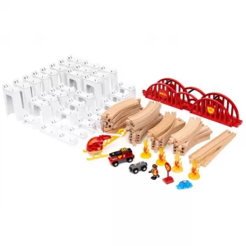 Zestaw spiralny Ravensburger Brio Mega – akcesorium do drewnianych torów kolejowych