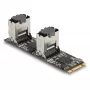 DeLOCK Konwerter M.2 2280 Key B+M męski na 8 x SATA