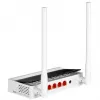 Router biurkowy TOTOLINK N300RT — jednopasmowe Wi‑Fi 4 2,4 GHz, 300 Mb/s, 5 portów Fast Ethernet RJ-45, 2 zewnętrzne anteny 5 dBi