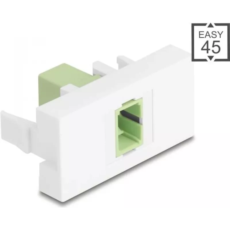 Moduł panelu krosowego DELOCK 90894 SC Simplex, Lindgreen biały