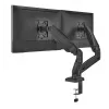 Ramie do monitora up up Economical Interactive Counterbalance Dual Monitor Arm matowa czerń VESA 75x75/100x100