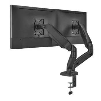 Ramie do monitora up up Economical Interactive Counterbalance Dual Monitor Arm matowa czerń VESA 75x75/100x100