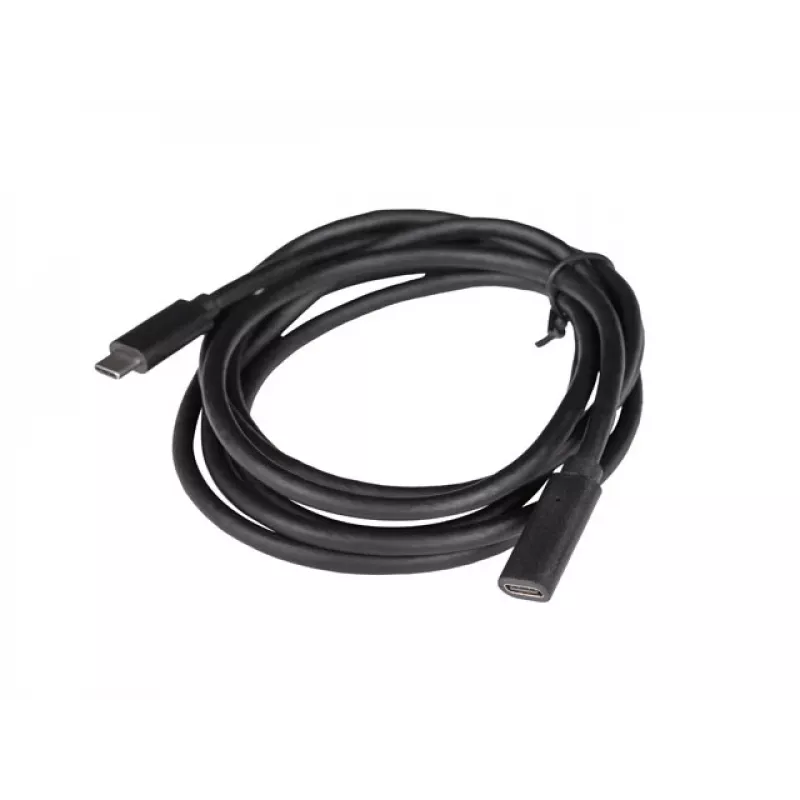 Kabel USB LANBERG CA-USBE-20CC-0015-BK USB-C na USB-C 1,5 m, USB 3.2 Gen 1 (5 Gbit/s), pozłacane styki, czarny