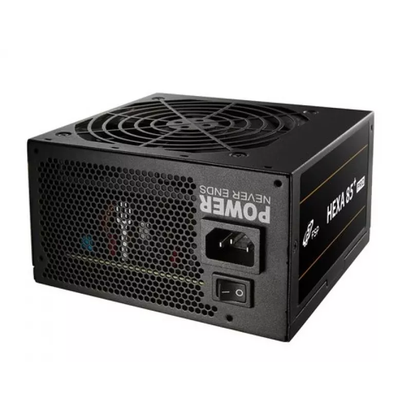 FSP HEXA 85+ PRO 650W Zasilacz ATX ATX2.5 Czarny, 650 W, 100 - 240 V, 50 - 60 Hz, 9 - 4 A, Active, 100 W