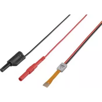 VOLTCRAFT Adapter pomiarowy - prosty MB-702 Czarny, Czerwony (VC-8374270)