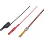 VOLTCRAFT Adapter pomiarowy - prosty MB-702 Czarny, Czerwony (VC-8374270)