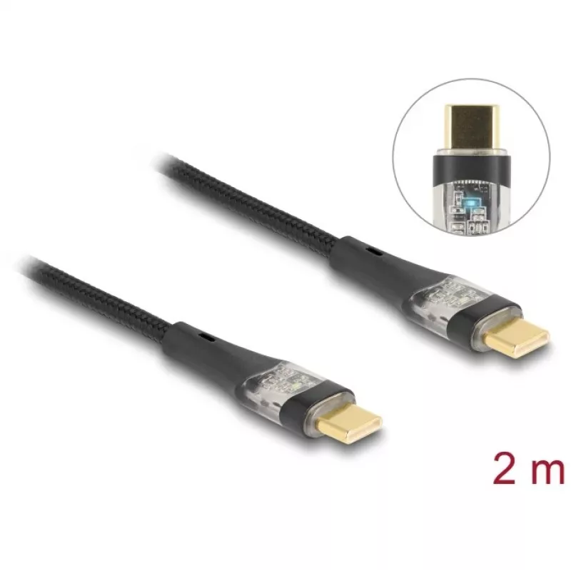 Kabel USB Delock 80764 czarny