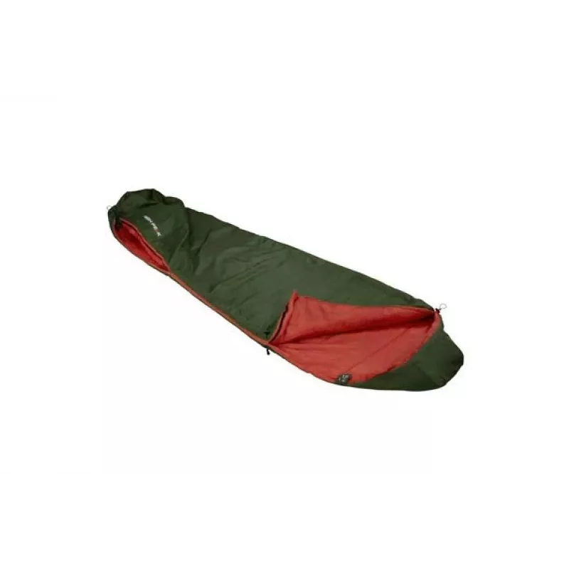 Śpiwór mumia High Peak Lite Pak 1200 poliestrowy zielony, czerwony 23263