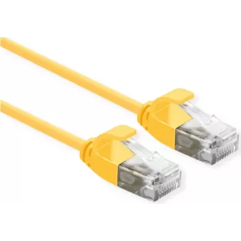 Kabel sieciowy ROLINE 21.15.3920 żółty 0,15 m Kat.6a U/UTP (UTP) (21.15.3920)