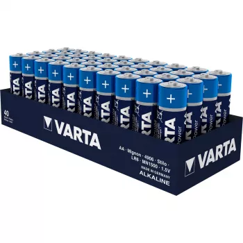 Bateria alkaliczna VARTA, Mignon, AA, LR06, 1,5 V Longlife Power, High Energy, opakowanie detaliczne (40 szt.) (04906 121 154)