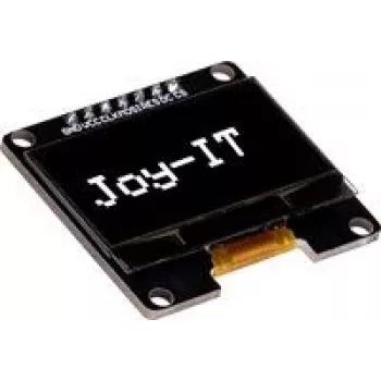 Joy-it SBC-OLED01.3 Moduł wyświetlacza 3,3 cm (1,3) 128 x 64 pikseli Kompatybilny z (zestawami rozwojowymi): Arduino, Raspberry Pi, ASUS Tinker Board, Banana Pi (SBC-OLED01.3)