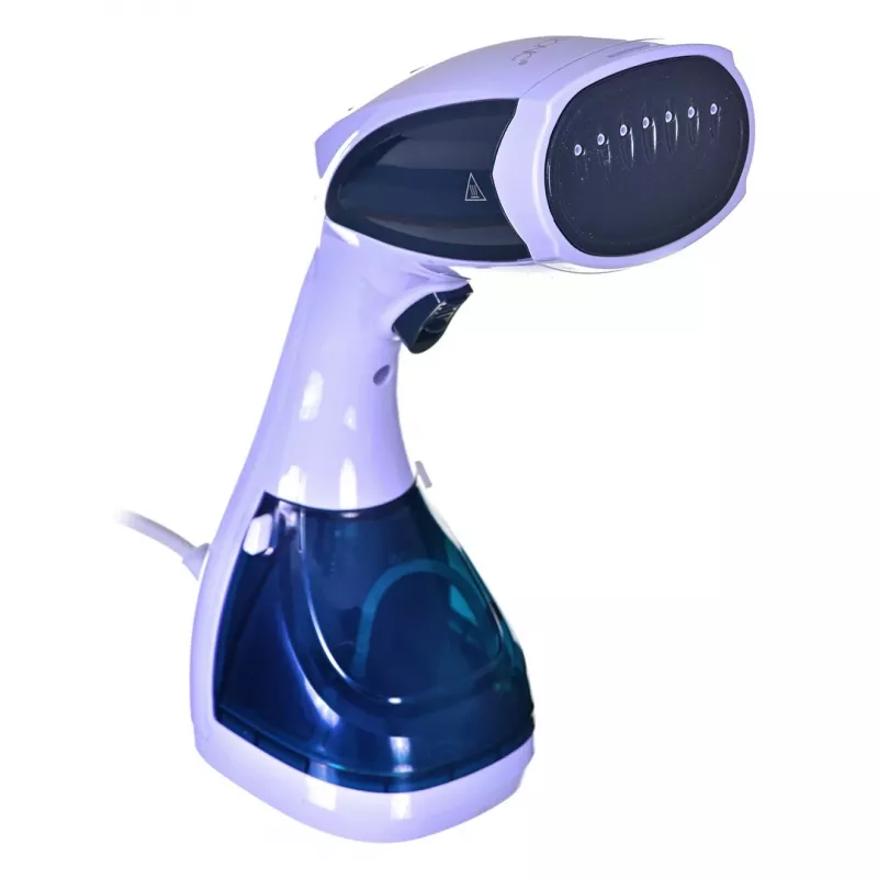 Ręczny parownic do ubrań CLATRONIC DB 3717 — 1100 W, zbiornik 200 ml, para ~20 g/min, ceramiczna stopa