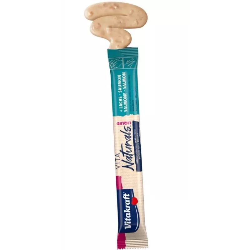 VITAKRAFT Vita Naturals Liquid Salmon - przysmaki dla kotów - 5 x 15 g