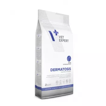 VET EXPERT Veterinary Diet Dermatosis Dog Salmon & Potato - sucha karma dla psów - 2 kg