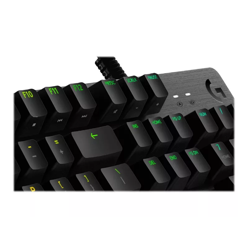 Logitech Gaming G512 - Tastatur - Hintergrundbeleuchtung - USB - QWERTY - Spanisch - Tastenschalter: GX Brown Tactile - Kohle