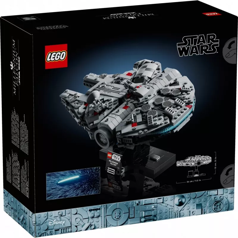 LEGO Star Wars Sokół Millennium 75375 zestaw konstrukcyjny — 1351 elementów, 18+, 190×240×130 mm