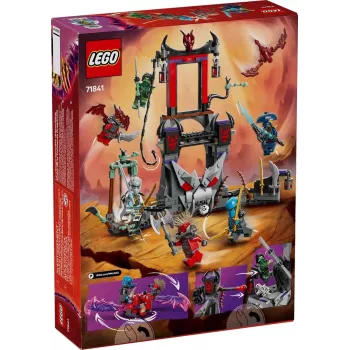 Zestaw konstrukcyjny LEGO NINJAGO 71841 Dragon Village — 305 elementów, 6 minifigurek, wiek 7+