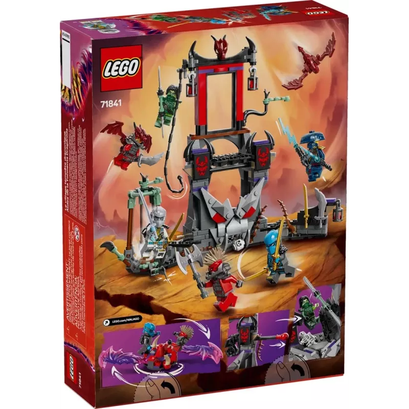 Zestaw konstrukcyjny LEGO NINJAGO 71841 Dragon Village — 305 elementów, 6 minifigurek, wiek 7+
