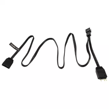 Phanteks PH-CB-DRGB3P_MB - 3-pin - 2 x Molex (3-pin) - prosty - prosty - Czarny - Płyta główna (PH-CB-DRGB3P_MB)
