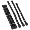 Kolink Core Standard Braided kabel Extension Kit - Jet Czarny