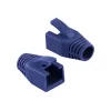 Logilink | Osłona odciążająca wtyku RJ45, 8,0 mm (50 szt.) | MP0035B | Niebieska