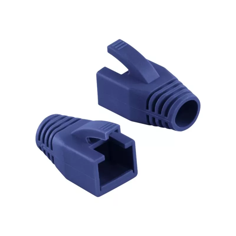 Logilink | Osłona odciążająca wtyku RJ45, 8,0 mm (50 szt.) | MP0035B | Niebieska