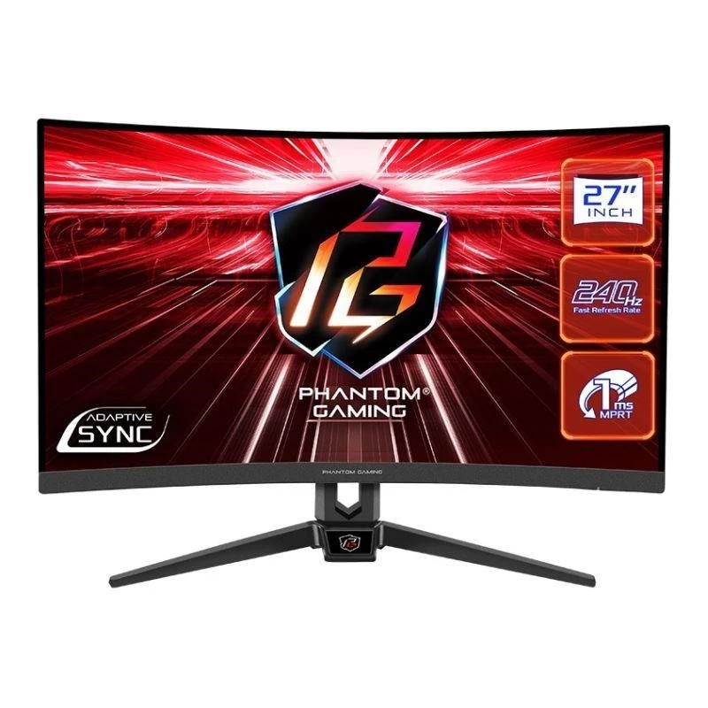 Monitor komputerowy ASRock PG27F15RS1A 68,6 cm (27 inch) 1920 x 1080 pikseli Full HD Czarny