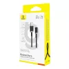Baseus Dura USB Typ A na Typ C 60 W szybki kabel do ładowania 2 m Czarny, Złoty