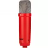 Studyjny mikrofon pojemnościowy RØDE NT1 Signature czerwony — kardioidalny, 20–20000 Hz, czułość -32 dB, XLR (3-pin), 313 g