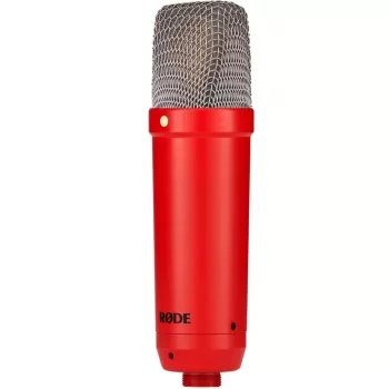 Studyjny mikrofon pojemnościowy RØDE NT1 Signature czerwony — kardioidalny, 20–20000 Hz, czułość -32 dB, XLR (3-pin), 313 g