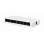 Przełącznik niezarządzalny GEMBIRD NSW-G8-01 — 8× Gigabit Ethernet (10/100/1000), Biały, DC 5V