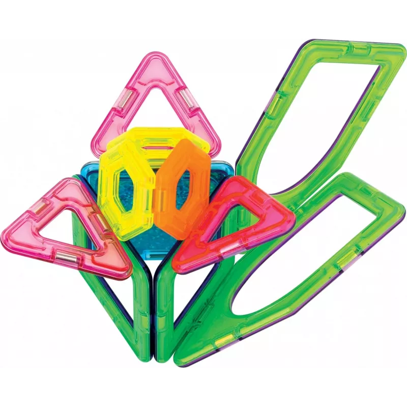 MAGFORMERS Twinkling Garden — zestaw magnetycznych klocków konstrukcyjnych, 27 elementów