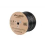 Kabel sieciowy LANBERG Cat5e U/UTP LCU5-21CU-0305-BK, 305 m, 24 AWG, płaszcz PVC, czarny
