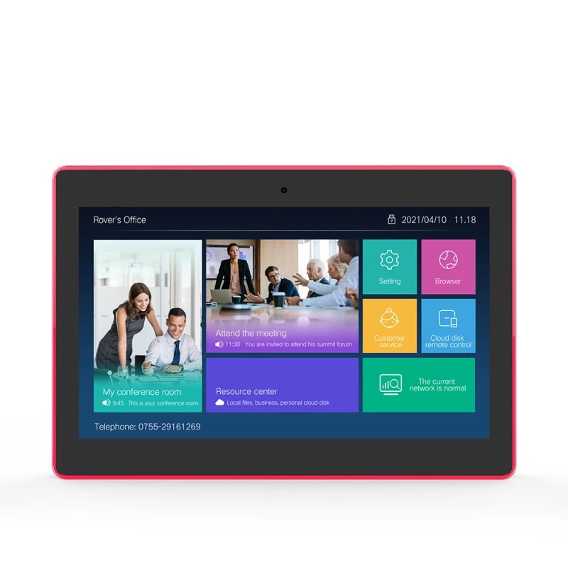 Tablet do sal konferencyjnych ALLNET MT13RK3399A10PoENFC 13 cali Android 10 z PoE, NFC i diodą RGB LED