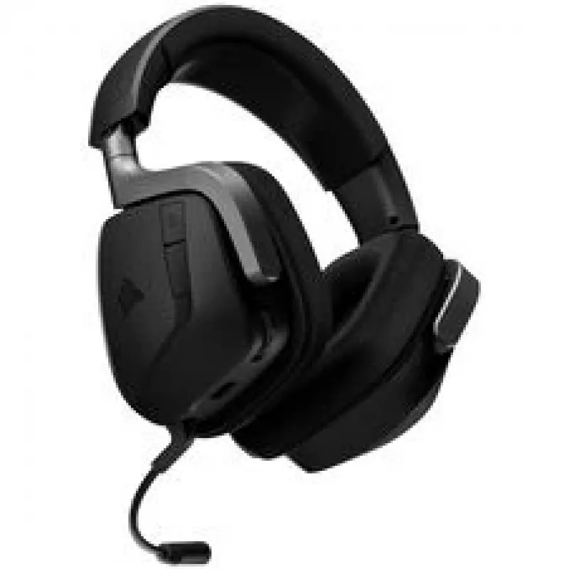 Bezprzewodowy zestaw słuchawkowy do gier CORSAIR VOID V2 MAX — Carbon, podświetlenie RGB, dźwięk przestrzenny 7.1