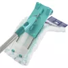 Mop Leifheit 55049 z mikrofibry do laminatu, płytek i drewna, szary/turkusowy