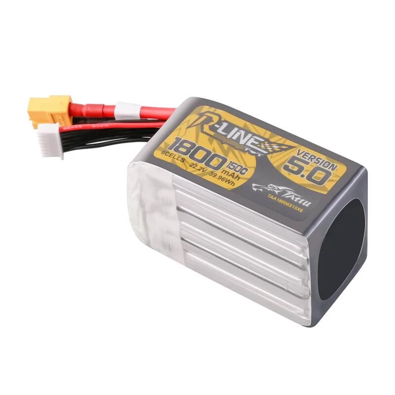 Bateria Lipo Tattu R-Line Version 5.0 1800mAh 22.2V 150C 6S z wtykiem XT60
