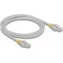 Kabel sieciowy DeLOCK RJ45 Cat.6A S/FTP 2m Szary
