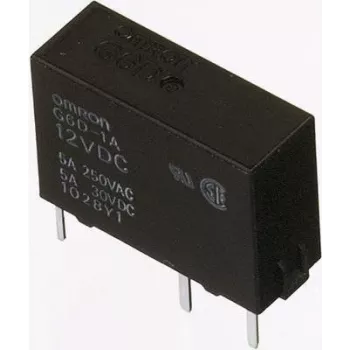 Przekaźnik PCB Omron 24 V/DC 5 A 1 styk normalnie otwarty G6D-1A-ASI 24DC 1 szt. (G6D-1A-ASI 24DC)