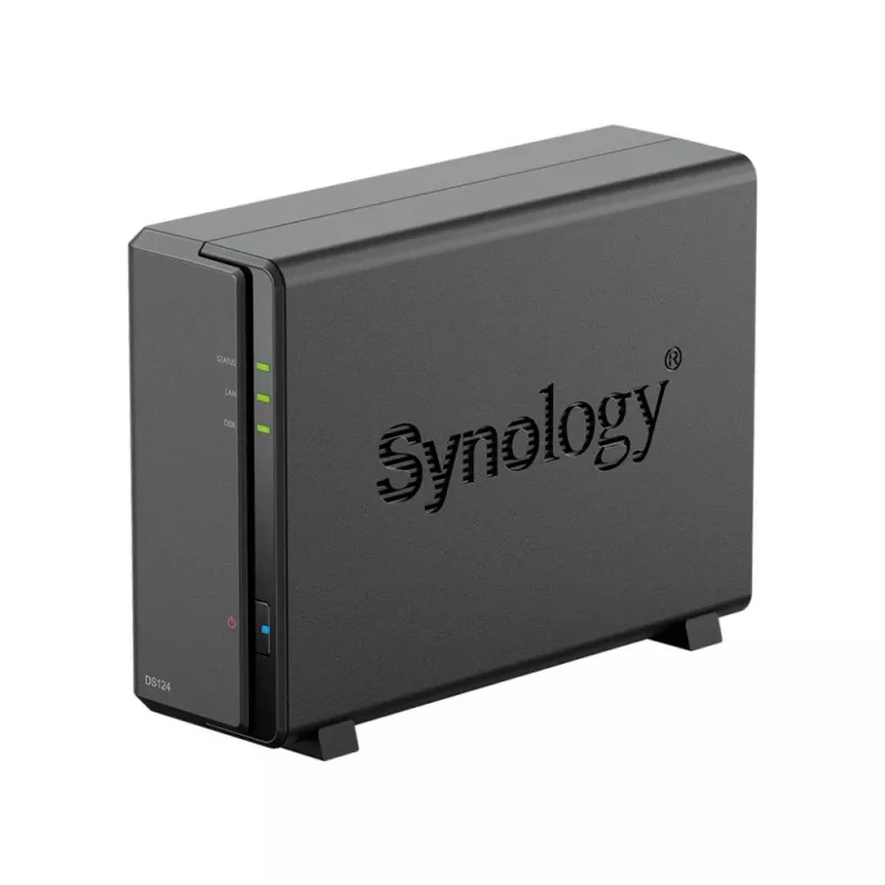 Synology DiskStation DS124 NAS/serwer pamięci masowej Desktop Ethernet LAN Czarny RTD1619B