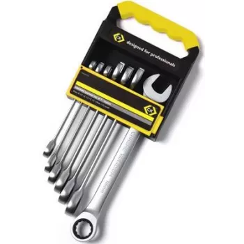 Zestaw kluczy oczkowych c.k tools T4344M7ST — 7-częściowy 8–19 mm