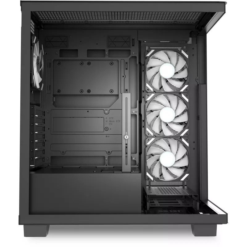 ELITE SHARK CA500, obudowa typu Tower, czarna, hartowane szkło x 2