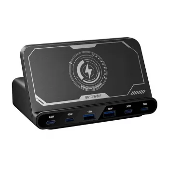 Ładowarka BlitzWolf BW-S27 160W, 2×USB-A, 4×USB-C