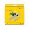 Karta sieciowa DeLOCK 90381 Wewnętrzna Ethernet 100 Mbit/s