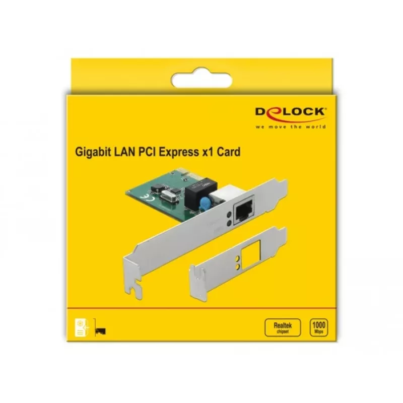 Karta sieciowa DeLOCK 90381 Wewnętrzna Ethernet 100 Mbit/s